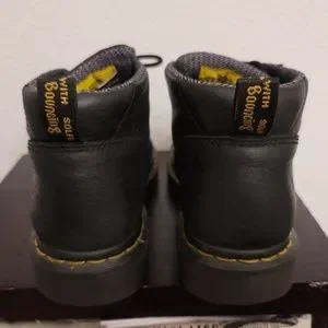 Dr. Martens Men’s Size 6M Industrial Steel Toe Black Leather Work Boots EUC Dr. Martens | Shoes | Dr Martens Mens Size 6m Industrial  main image 2